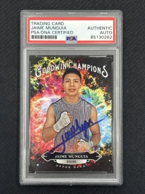 Jaime Munguia 2020 Goodwin Champions Hand Signed PSA Auto Authentic (260) #118 - Image 1 of 2