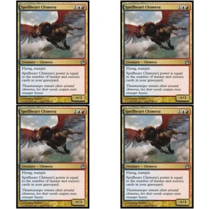 4 x SPELLHEART CHIMERA NM Theros MTG Gold - Chimera Unc - Picture 1 of 1