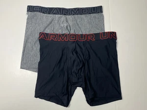 Under Armour Microfiber Blend Boxer Briefs - 6" Inseam - Large - 2 Piece - Picture 1 of 3