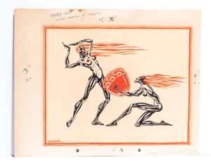 Vintage Signed Tipper Pen and Ink Drawing - Picture 1 of 3