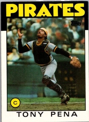 1986 Topps #260 Tony Pena Pittsburgh Pirates - Image 1 of 2