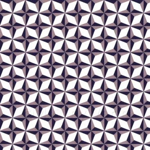 1: 12th Classico Diamante Design Blu Navy E Rosa Grigio Pavimento Tile Foglio - Foto 1 di 4
