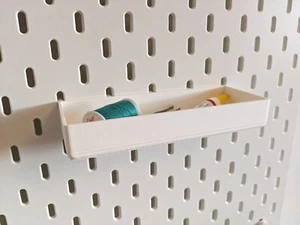 Shallow Tray Ikea Skadis Peg Board Storage Container Box Holder Tools Accessory - Picture 1 of 7