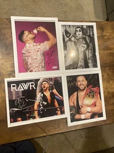 Signiert Ethan Page Colt Cabana Danhausen Fotos AEW ROH Wrestling Autogramm - Bild 1 von 12
