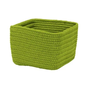 Colonial Mills Braided Craft Basket 12"x12"x8", Bright Green - BC51A012X008S - Picture 1 of 1