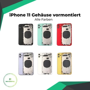 Coque arrière iPhone 11 cadre arrière PRÉMONTÉ - Photo 1 sur 8