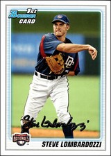 2010 Bowman #BP77 Steve Lombardozzi   Rookie Washington Nationals