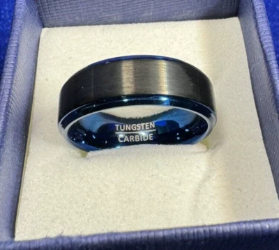 Alianza de tungsteno negro cepillado Foto 1 de 4