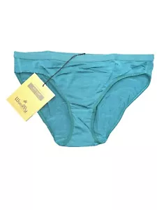 Woolly Women’s Bikini Brief, 95% Merino Wool, Teal, Small, 4 Pack - Picture 1 of 3
