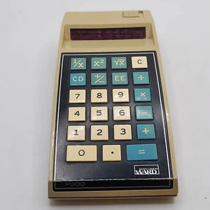 Vintage Montgomery Ward P300 Calculator TXI-8663A Electronic Tested Working READ - Picture 1 of 12