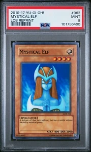 Mystical Elf * PSA MINT 9 * LOB-062 * Super Rare * 2010-17 Reprint * Yugioh - Picture 1 of 2