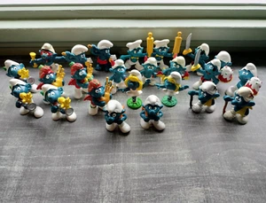 24 Smurfs Injured Smurfette Cook Cake Archer Pupil Scot 20097 - 20108 Lot N 35 - Picture 1 of 20