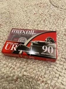maxell ur90 audio cassette NEW AND SEALED - Picture 1 of 2