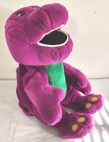 Working Barney 1997 Microsoft ActiMates 14" Interactive Plush Dino*Free Shipping Cover