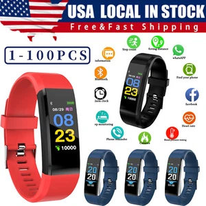 USA Sport Fitness Tracker Zegarek Tętno Przyjemność krwi Monitor aktywności Partia - Zdjęcie 1 z 24