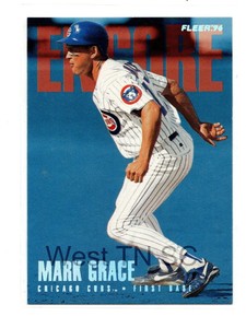 1996 Fleer Update Tiffany #U222 Mark Grace ENC