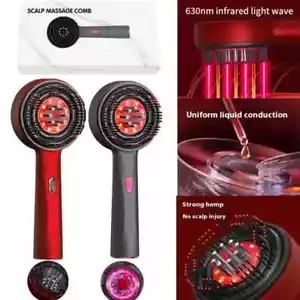 Electric Massage Comb Portable Hair Follicles Scalp Oil Applicator Head Massager - Picture 1 of 8