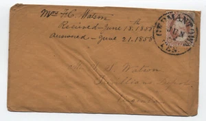 1858 Germantown TN #26 cover [6525.1824] - Picture 1 of 3