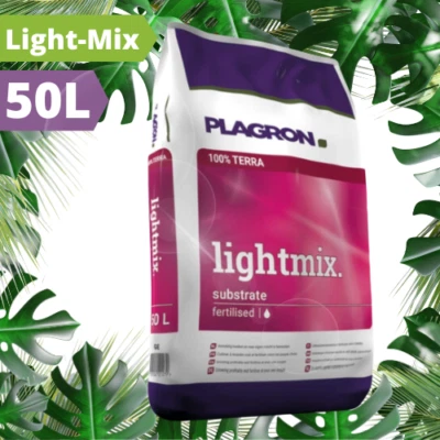 Plagron Boden Light Mix Perlit 50L für Growbox Pflanzenerde Substrat Anzuchterde
