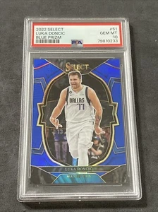 Select Luka Doncic Blue Prizm #51 2022 PSA 10💎 - Imagen 1 de 2