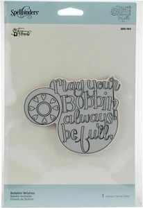 Spellbinder Stamps Bobbin Wishes SBS-160 New - Picture 1 of 3