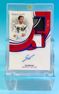 2018-19 Immaculate Germany Mario Götze Dual Patch Auto 18/25 - Picture 1 of 2