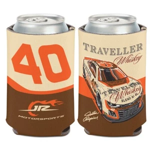 Justin Allgaier 2025 Wincraft #40 Traveller Whiskey 12oz Can Coolie (1) - Picture 1 of 1