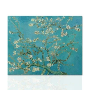 Dipinto di Van Gogh Tributo Stampa su Tela Ramo di mandorlo fiorito Arte Declea - Picture 1 of 6