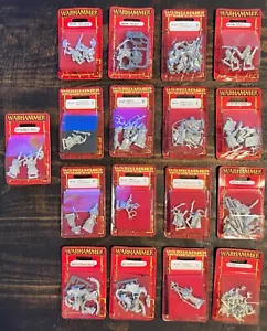 Warhammer Dark Elf Blisters Multi-Listing 97-03 Sealed NIB Metal Pewter Vintage - Picture 1 of 37