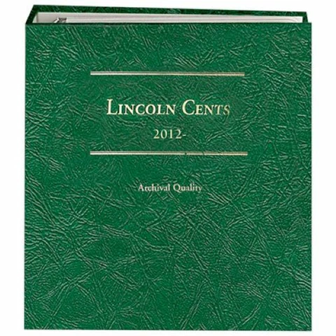 Littleton Album LCA76 will Hold a Set of Lincoln Cents 2012-up  Brand New Cover