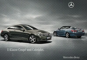 MERCEDES E-KLASSE COUPE CABRIO C207 Classic Prospekt Brochure 2010 76 - Picture 1 of 1