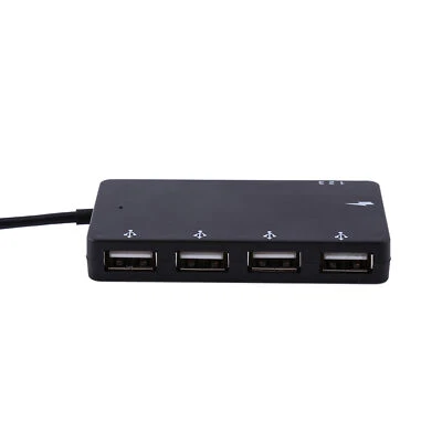 4 Porte Micro USB Hub USB2.0 OTG Prolunga Adattatore Cavo di Ricarica per Smartph Fit - Immagine 1 di 4