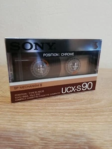 Sony sealed cassette, tape, UCX-S 90 Super Chrome, Type II - Photo 1/3