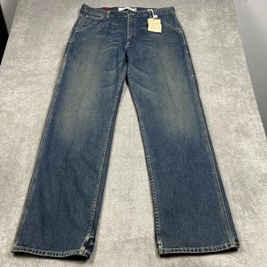 NEU Y2K Levis Jeans Herren 36x34 Carpenter Loose Straight Blau Denim Hong Kong - Bild 1 von 10