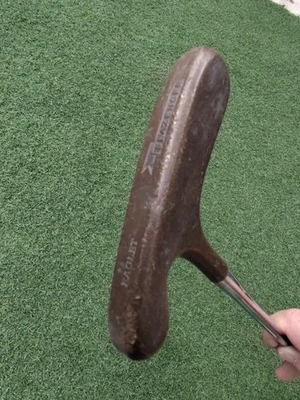 VINTAGE SLAZENGER EAGLET PUTTER LEFT & RIGHT HANDED TWO WAY 36" STEEL SHAFT - Image 1 of 4