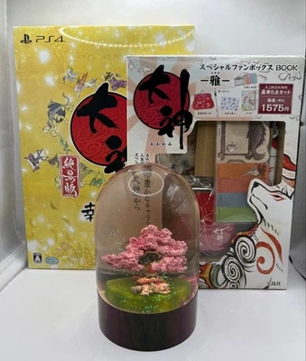 PS4 Okami HD Remaster Limited Cherry Blossoms Snow dome Special Fan Box Set - Image 1 of 4