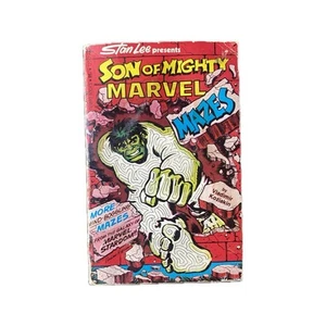 SON OF MIGHTY MARVEL MAZES, STAN LEE PRESENTS, MARVEL, BRONZE, 1977 VGC UNUSED - Picture 1 of 3