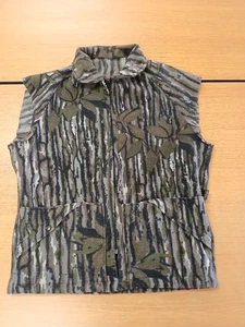 Realtree Walls PolarTuff  Mens Large Camo fleece Vest vintage 80s Hunting - Picture 1 of 12