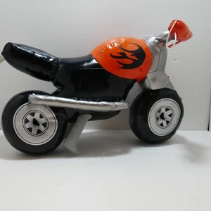 Motocicleta de felpa Build-a-Bear Workshop 12 pulgadas naranja negro plata - Imagen 1 de 6