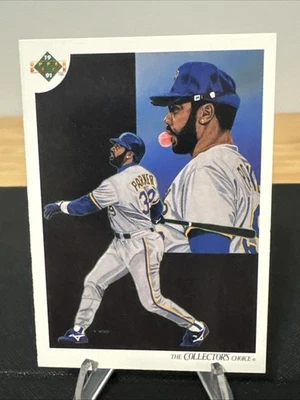 1991 Upper Deck Dave Parker 48 Checklist Milwaukee Brewers Baseball Card 3J￼ - Image 1 of 2