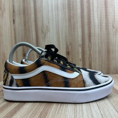 Vans X Discovery Project CAT ComfyCush Tiger Sneakers Sz  7.5 Women’s 6 Youth - Image 1 of 4