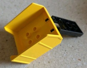 LEGO DUPLO YELLOW FOLDING BOX WITH BLACK ZIPPER - VINTAGE DELUXE TRAIN 10508