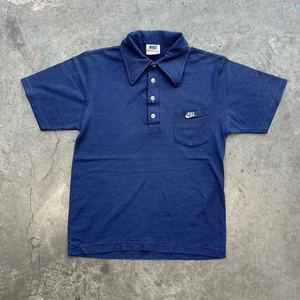 Vintage Nike Shirt Men’s Medium 70s Rare Nike Sportswear Polo Shirt - Picture 1 of 9
