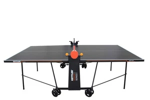 KETTLER Tischtennis-Platte Basic Outdoor Tisch mit Netz klappbar wetterfest - Bild 1 von 4