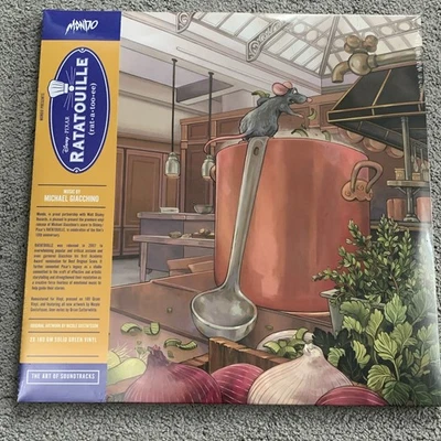 Ratatouille Original Motion Picture Soundtrack 180G Green Mondo Vinyl New Sealed - Image 1 of 3