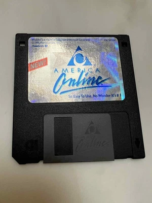 AMERICA ONLINE 1998 3.5" Floppy Disk AOL Vintage Computer Disc - Image 1 of 2