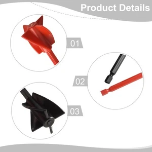 Compact Size for Smaller Containers Epoxy Resin Mixer Attachments 2PC Bundle - Picture 1 of 12