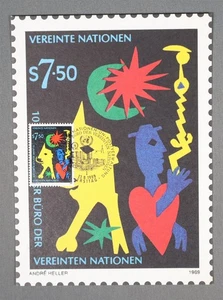 MayfairStamps United Nations FDC 1989 Wien Austria Bureau Anniversary First Day - Picture 1 of 2
