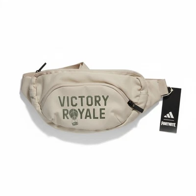 Adidas x Fortnite New Waist Bag  Beige / Olive Victory Royal zip pocket - Image 1 of 4