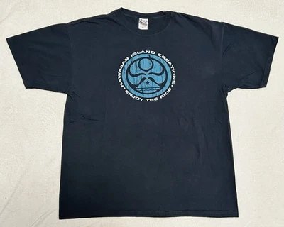 Hawaiian Island Creations T Shirt Mens XL Black Enjoy The Ride HIC - Изображение 1 из 4